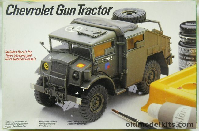 Testors 1/35 Chevrolet Gun Tractor CMP FAT-4, 778 plastic model kit